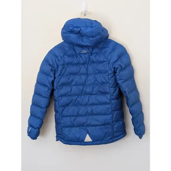L.L. Bean Kids Ultralight 650 Down Hooded Jacket Size L (14-16) - Blue - Picture 7 of 14